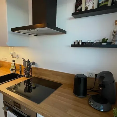 公寓 Moderne 2-zimmer-wohnung Mit Atemberaubender Skyline Aussicht Auf Frankfurt L Parkplatz L Netflix L Kueche *